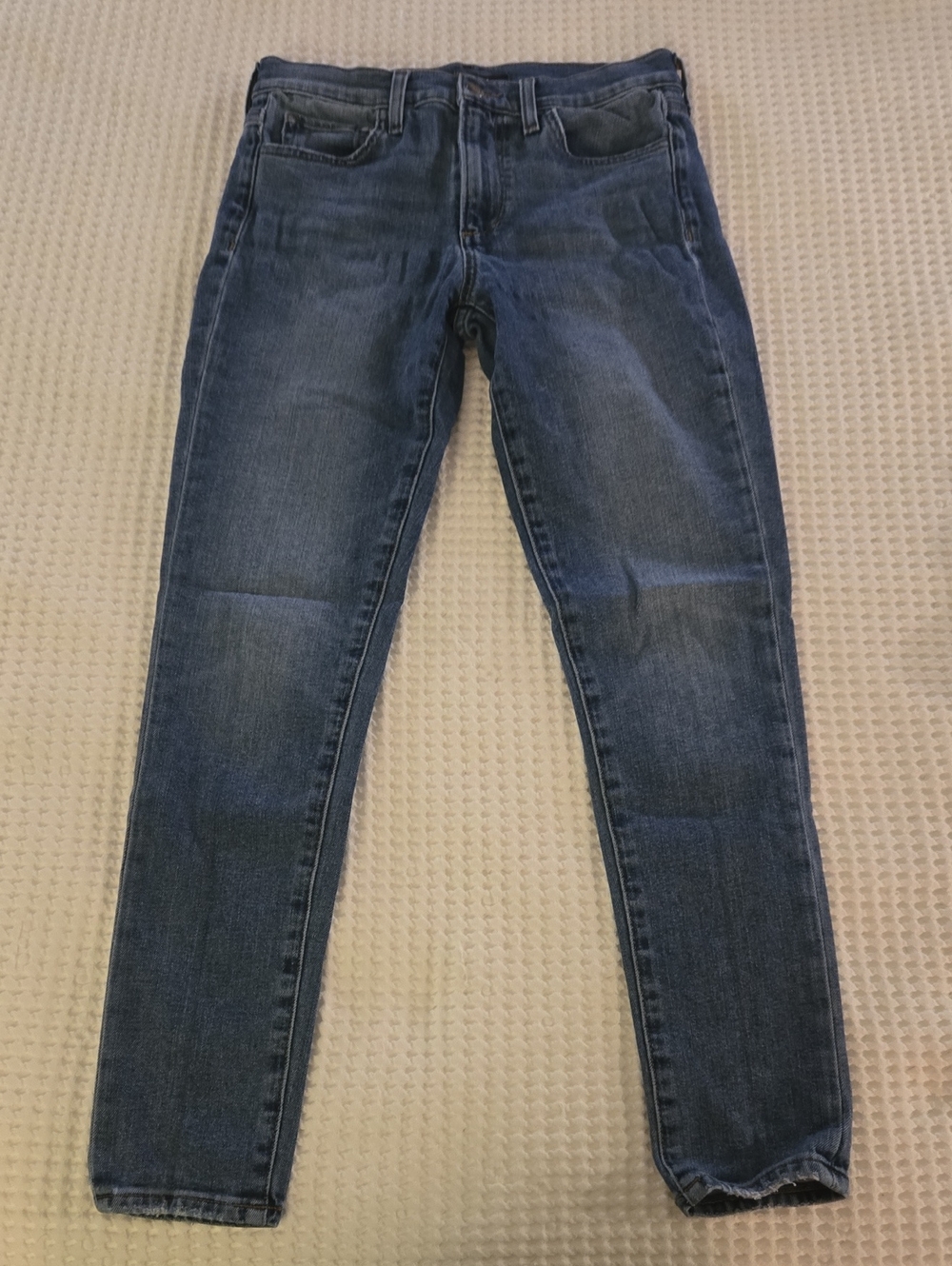 Joe's Jeans Dark Blue Skinny Jeans with Faded Detailing